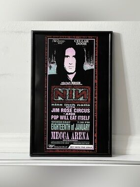 NINE INCH NAILS Tour Reproduction Poster